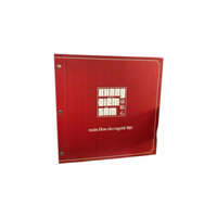 Menu bìa bồi cứng A4 đóng đinh ốc - ruột giấy C300 cán mờ