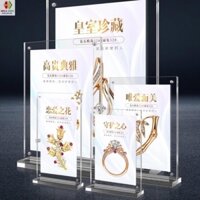 Menu mica A4 A5 A6 A7 B4 B5 B6,hít nam châm, thiết kế theo yêu