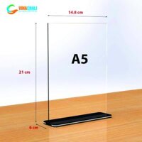 Menu mica chữ T A5