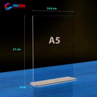 Menu mica chữ T A5