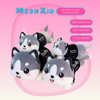 Mèo Bông Husky Siêu To Khổng Lồ Chất Liệu Mềm Mịn Co Dãn 4 Chiều - MoonKid