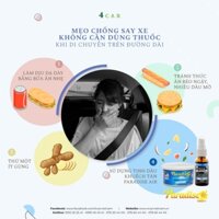 MẸO CHỐNG SAY XE KHÔNG CẦN DÙNG THUỐC KHI DI CHUYỂN TRÊN ĐƯỜNG DÀI