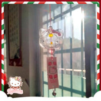 Mèo Chuông Gió HelloKitty Nhật Bản Dễ Thương Chuông Gió Mini Xe Mặt Dây Chuyền Quà Tặng Sinh Nhật Phụ Kiện