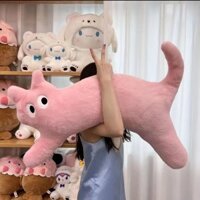 Mèo Dài Dopamine Sang Trọng Đồ Chơi Búp Bê Kẹp Chân Sofa Đệm Cô Gái Quà Tặng Ngủ Giường Dễ Thương