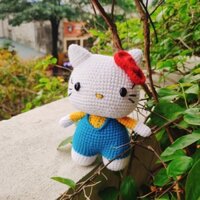 Mèo Hello kitty - thú móc len