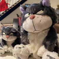Mèo nhồi bông hình mèo hoạt hình gấu bông mèo lucifer Nhồi Bông Dễ Thương Dùng Làm Quà Tặng Gấu Bông