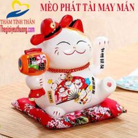 Mèo Phát Tài MANEKI NEKO Vẫy Chào Và Mời Gọi Khách Hàng