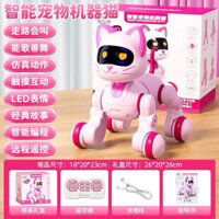 Mèo robot điều khiển từ xa thông minh, đồ chơi chú mèo robot điều khiển và cảm ứng bằng tay vui nhộn cho bé