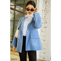 (Méo shop-new99%) Blazer xanh blue nữ tổng tài