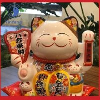 Mèo thần tài Bát Phương Chiêu Tài - 10inch - 25cm (có ảnh thật)- mới VHMART