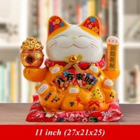 Mèo Thần Tài Bát Phương Lai Tài Vàng (11inch) – TT22911