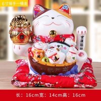 Mèo thần tài may mắn Thuận buồm xuôi gió 17cm 7 inch mã HF19033