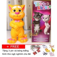 Mèo Tom kể chuyện biết hát thông minh cảm ứng ghi âm nói- BẢO HÀNH 6 THÁNG