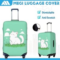 Mèo Vỏ Bọc Vali Chống Trầy Bao Trùm Vali Độ đàn hồi Cá nhân Luggage Cover Size 18-32  CAT081