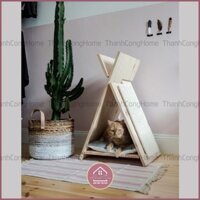 Meoo Home Rẻ, Đẹp, Bền, Full Thảm cào, Nhà Mái Chéo  cho chiếc Meoo béo