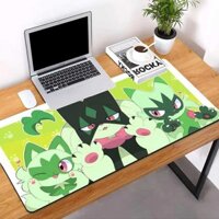 Meowscarada MINISO Chuột Miếng Lót Chuột Thảm Để Bàn Có Miếng Lót Phụ Kiện Chơi Game Prime Gaming XXL Bàn Phím Miếng Lót Thảm