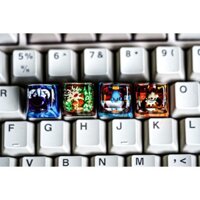 Meowth, Lugia, wobbuffet, Mimikyu pokemon keycap, pokedex pokemon, nút bàn phím cơ