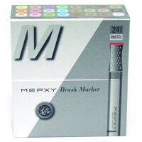 Mepxy Brush Marker Set of 24color - Pastel