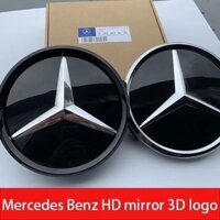 Mercedes Benz glakml glml lớp mới C lớp E mới một gương 3D pha lê logo xe hơi rắn logo CLS r class V Biểu tượng Hood Huy hiệu Lưới tản nhiệt phía trước LOGOauto phụ tùng trang trí xe hơi
