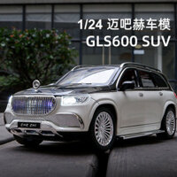 Mercedes Maybach GLS600 xe mô hình 1: 24 mô phỏng xe địa hình hợp kim sưu tập đồ trang trí cậu bé đồ chơi ô tô