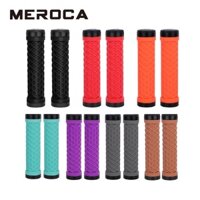 MEROCA Tay Nắm Silicon Xe Đạp Vòng Khóa Đôi Siêu Nhẹ Tay Nắm Xe Đạp Gấp Gọn Tay Nắm Giảm Xóc Chống Trượt Tay Nắm Ghi Đông Xe Đạp Đường Trường MTB Phụ Kiện Xe Đạp