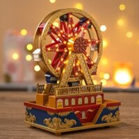 Merry-go-go- Hộp Nhạc Hình Vòng Đu Quay Bằng Nhựa Làm Quà Tặng Sinh Nhật / Ngày Giáng Sinh / Valentine Cho Bé Gái