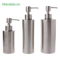 Met 304 Máy bơm bằng thép không gỉ Xà phòng lỏng Lotion Dispenser Chai phòng tắm nhà bếp