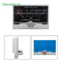 Met 6V-12V Panel VU Meter Âm thanh Đồng hồ đo mức độ Đèn nền xanh Cần trình điều khiển
