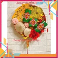 Mẹt Bánh Chưng bánh tét- 2 nón trang trí Tết đường kính 40cm - Kho Sỉ Tuyên Quang