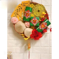 Mẹt Bánh Chưng bánh tét- 2 nón trang trí Tết đường kính 40cm siêu đẹp