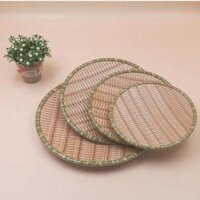 Mẹt phíp giả mây tre đan  Tròn  - 170-20cm
