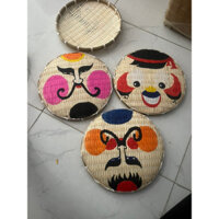 Mẹt tre vẽ trang trí Tết trung thu