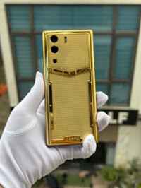 Meta Vertu 1 Lưng Bọc Vàng lưng full Gold 18k fullbox 99%