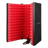 Metal Mic Isolation Shield for Microphone Recording Equipment Five Panels - Three Panels