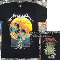 Metallica atlas rise baju band tshirt rock metal vintage | Đá nóng | Rock vâng | Rock band tee lelaki black large plus size xs-xxxl 100% cotton dành cho nam giới quà tặng sinh nhật thông thường