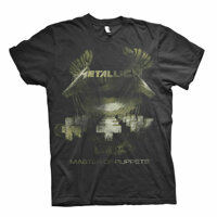 Metallica T Shirt Master Of Puppets Distressed Classic Rock Metal Band