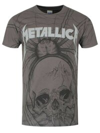 Metallica T-Shirt Spider Tất Cả Các Trên Than Người Đàn Ông Của