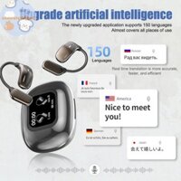 Metertryred AI Dịch Tai Nghe Không Dây Cho IPhone Cho Samsung Xiaomi Tai Nghe Dịch Thời Gian Thực Tai Nghe Tai Nghe Tai Nghe Mở Tai Nghe VN