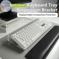 Metertryred Có Thể Tháo Rời Nghiêng Bàn Phím Chân Đế Công Thái Học Gõ Bàn Phím Acrylic Riser Nghiêng Bàn Phím Máy Tính Nâng Cho Gia Đình Trò Chơi Văn Phòng VN