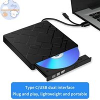 Metertryred TypeC + USB 3.0 Ổ đĩa Blu-ray gắn ngoài CD24X Công cụ truyền động tốc độ cao và Bộ chuyển đổi ghi ghi ghi ghi Dvd ngoài đa chức năng A3Y9 VN