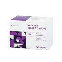 Metformin Stella 1000mg – Điều trị đái tháo đường tuýp 2 (Hộp 6 vỉ x 10 viên)