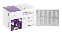 Metformin Stella 1000mg – Điều trị đái tháo đường tuýp 2 (Hộp 6 vỉ x 10 viên)