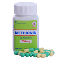 Methionin 250mg, điều trị chủ yếu dùng điểu trị quá liều paracetamol