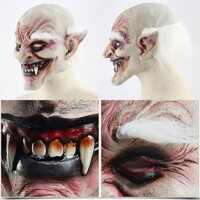 Metoo Kinh Dị Chú Hề Mặt nạ Cao Su Đáng Sợ Grimace Người Lớn Full Đầu Cho Halloween Hóa Trang Đảng Trang Hóa Trang Cosplay Đạo Cụ