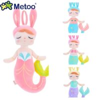 Metoo Sang Trọng Đồ Chơi Angela Nàng Tiên Cá Búp Bê Cô Gái Mơ Mộng Đồ Chơi Nhồi Bông Sang Trọng 38cm