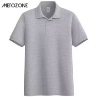 Metozone Mùa Hè Nhật Bản Bông Tai Kẹp Thời Trang Áo Sơ Mi POLO Dáng Rộng Có Tay Ngắn