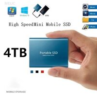 Meuctiffy 4TB / 2TB / 1TBGB Đĩa cứng di động Loại C USB3.1 SSD di động Ổ cứng thể rắn MEUC