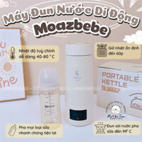 [MEVABETOM] Bình đun nước giữ nhiệt pha sữa cầm tay di động - Moazbebe MB058