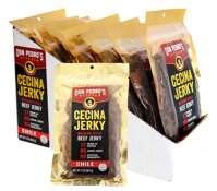 Mexi-Jerky Chile Box Cecina Beef Jerky (Case of 16 x 2 oz.bags) Chile Flavor