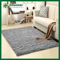 Mfonner có thể giặt được tấm thảm trải sàn xù xì đồng bằng khu vực mềm thảm dày không trượt cho phòng khách bàn trà giường yoga